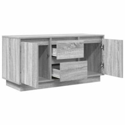 Berkfield Tv Cabinet With Led Lights Grey Sonoma 100X41X50 Cm - thumbnail 6