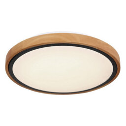 Luminosa Lighting Luminosa Bruno 31Cm Outdoor Decorative Flush Matt Black Led 3000-6000K