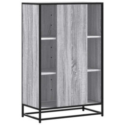 Berkfield Highboard Grey Sonoma 68X35X106.5 Cm Engineered Wood And Metal - thumbnail 6