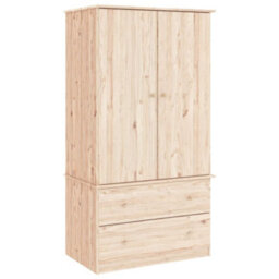 Walplus Wardrobe Alta 90X55X170 Cm Solid Wood Pine - thumbnail 2