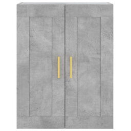 Berkfield Elegant Highboard Concrete Grey 69.5X34X180 Cm Engineered Wood - thumbnail 6