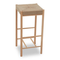 Orsina Comfortable Natural Wood Bar Stool, Intricately Handwoven  Counter Stool, Easy To Maintain Lounge Stool - thumbnail 2