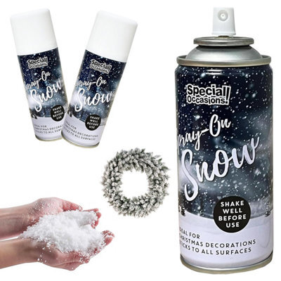 Star Supplies 1 X 200Ml Spray On Artificial Snow Perfect For Christmas Trees & Decorations - image 1