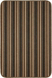 eXtreme Dandy By William Armes, Ios Stripe Indoor Washable Extra Long Runner, Chocolate, 240 X 67Cm - thumbnail 2