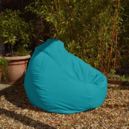 rucomfy Beanbags Rucomfy Indoor Or Outdoor Adults Water Resistant Slouchbag - Turquoise Beanbag Chair - thumbnail 2