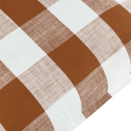 Yard Chesil Check Cotton Pecan Outdoor Cushion, Pecan, 50 X 50Cm - thumbnail 4