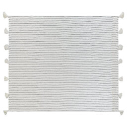 Beliani Bedspread Modar Cotton 220 X 240 Cm Off-White - thumbnail 4