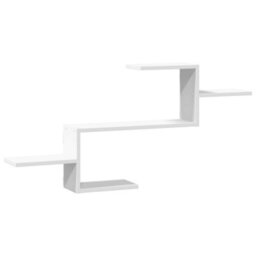 Berkfield Wall Shelf White 104X15X49 Cm Engineered Wood - thumbnail 2
