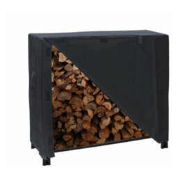 Firewood Rack 96X24X42 Inches, Dust Cover For Large Capacity Outdoor Fireplace, Waterproof 210D - thumbnail 3