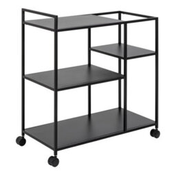 Furniture To Go Newcastle Serving Trolley In Matt Black