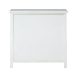 Orsina Compact White 6 Drawers Chest, Modern Chest Of Drawers For Livingroom, Minimalist Storage Chest For Lounge - thumbnail 4