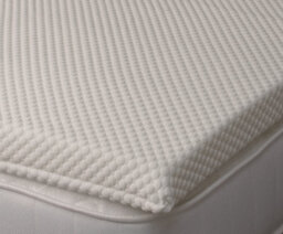 Starlight Beds Memory Foam Topper With Free Luxury Bubble Cover- 1 Inch Deep - King Size - thumbnail 2