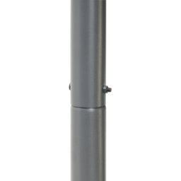 Wyld And Coco Pergola Dark Grey Polyester Steel Garden Pavilion 282 X 294 Cm - thumbnail 7