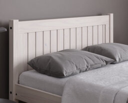 Save On Goods UK 4Ft Small Double White Washed Painted Wood Bed Frame.wooden Shaker Style,low Footend Bedstead - thumbnail 4