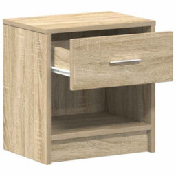 Walplus Bedside Cabinets 2 Pcs With Drawer Sonoma Oak 39X28X41 Cm - thumbnail 5