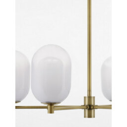 Luminosa Lighting Luminosa Balor Multi Arm Pendant Ceiling Light White, Brass Gold Led G9 6X5W - thumbnail 3