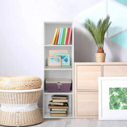 Cube Storage Bookcase Unit Shelf Home Office Organiser Display Box Shelving - thumbnail 3