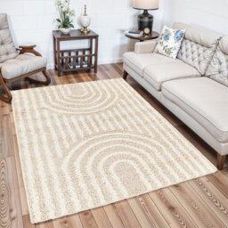 Livabliss Urban Shaggy-Modern Beige Ivory Cream Green Soft Plush Pile Living Bedroom Rug 160 X 220 Cm Easy Care, Non Shedding - thumbnail 2