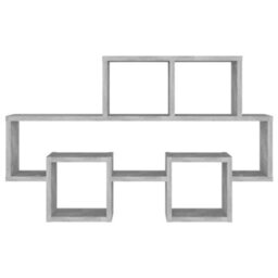 Berkfield Car-Shaped Wall Shelf Concrete Grey 82X15X51 Cm Engineered Wood - thumbnail 3