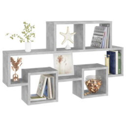 Berkfield Car-Shaped Wall Shelf Concrete Grey 82X15X51 Cm Engineered Wood - thumbnail 5
