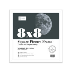 8X8 White Picture Frame (20.3 X 20.3Cm) Poster, Photo, Artwork, Gallery Wall Or Print - thumbnail 1