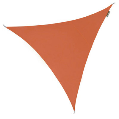 Kookaburra 3M Triangle Water Resistant Terracotta Garden Patio Sun Shade Sail Canopy 96.5% Uv Block With Free Rope - image 1