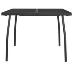 Berkfield 5 Piece Garden Dining Set Anthracite Metal Mesh - thumbnail 7