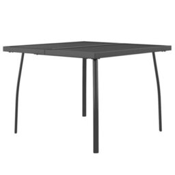 Berkfield 5 Piece Garden Dining Set Anthracite Metal Mesh - thumbnail 6