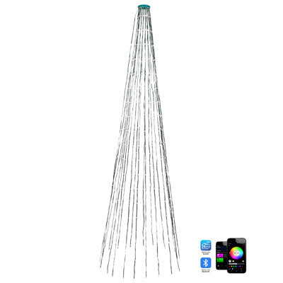 Beliani Lighting Chain Smart Led With App Saarloq 2 M Multicolour - image 1