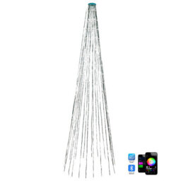 Beliani Lighting Chain Smart Led With App Saarloq 2 M Multicolour