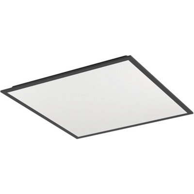 Loops Sleek Modern Black Square Ceiling Light For Stylish Indoor Spaces - image 1