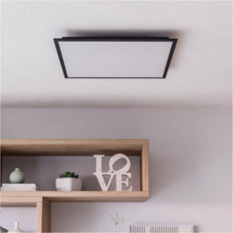 Loops Sleek Modern Black Square Ceiling Light For Stylish Indoor Spaces - thumbnail 6