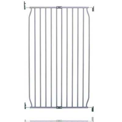 Safetots Extra Tall Screw Fit Metal Baby Gate, Grey, 70Cm - 80Cm - image 1