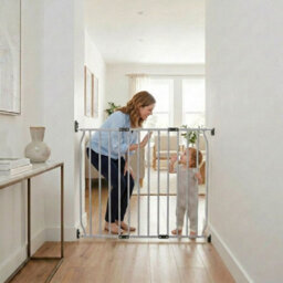 Safetots Extra Tall Screw Fit Metal Baby Gate, Grey, 70Cm - 80Cm - thumbnail 7