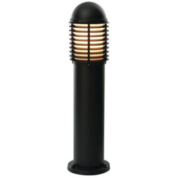 Outdoor Ip44 Bollard Light Matt Black 650mm Lamp Post Garden Driveway Patio - thumbnail 1