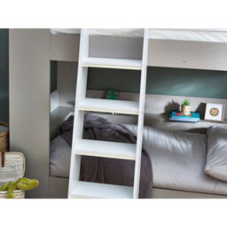 Julian Bowen Parsec 90Cm Single Taupe And White Bunk Bed - thumbnail 8