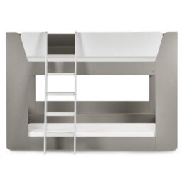 Julian Bowen Parsec 90Cm Single Taupe And White Bunk Bed - thumbnail 3