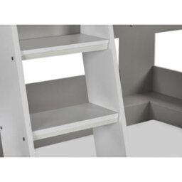 Julian Bowen Parsec 90Cm Single Taupe And White Bunk Bed - thumbnail 6