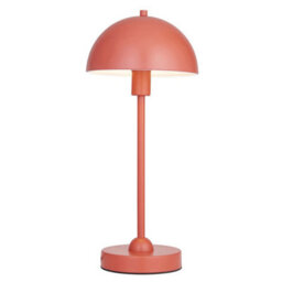 Luminosa Lighting Luminosa Saroma Complete Table Lamp, Matt Terracotta Paint