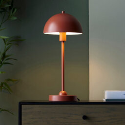 Luminosa Lighting Luminosa Saroma Complete Table Lamp, Matt Terracotta Paint - thumbnail 2