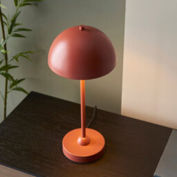 Luminosa Lighting Luminosa Saroma Complete Table Lamp, Matt Terracotta Paint - thumbnail 5