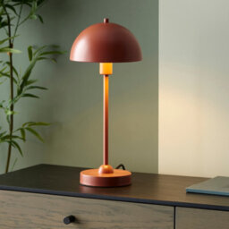 Luminosa Lighting Luminosa Saroma Complete Table Lamp, Matt Terracotta Paint - thumbnail 3