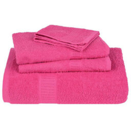Berkfield Hand Towels 10 Pcs Pink 50X100 Cm 360 Gsm 100% Cotton - thumbnail 4