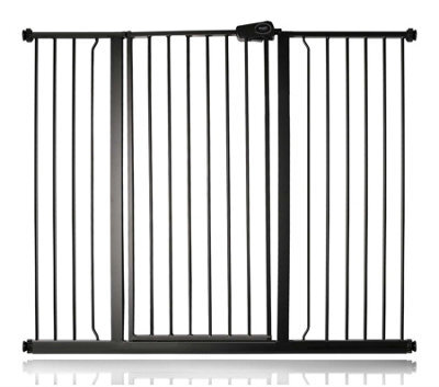 Bettacare Child And Pet Gate, 126.7Cm - 134.3Cm, Matt Black, Extra Tall Gate 104Cm In Height, Pressure Fit Stair Gate - image 1