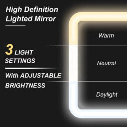 Kosy Koala Dressing Table Set With Led Mirror, Side Shelves And Stool - White And Gold For Bedroom - thumbnail 3