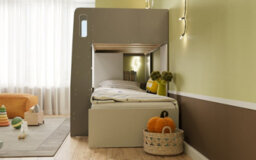 Flair Benito Wooden Bunk Bed - White And Grey - thumbnail 6