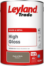 Leyland Trade Wood & Metal High Gloss Paint Flock Of Birds (Ppg1021-5) 5L - thumbnail 2
