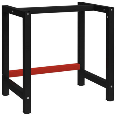Walplus Work Bench Frame Metal 80X57X79 Cm Black And Red - image 1