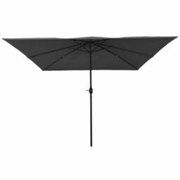 Berkfield Modern Garden Parasol Anthracite, Black 295 X 295 X 245 Cm