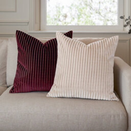Paoletti Savoy Stripe Velvet Cushion Cover 50Cm X 50Cm - thumbnail 6